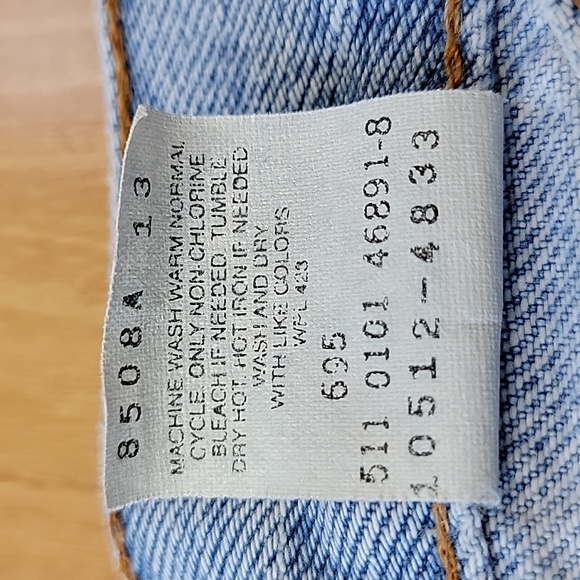 VINTAGE Levi's 512 Slim Fit Tapered Leg Jeans - Picture 14 of 16